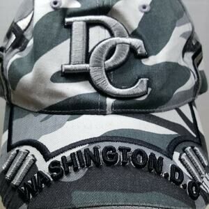 Washington DC Camouflage Adjustable Strapback Hat Cap